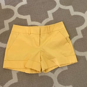 New York and company yellow shorts